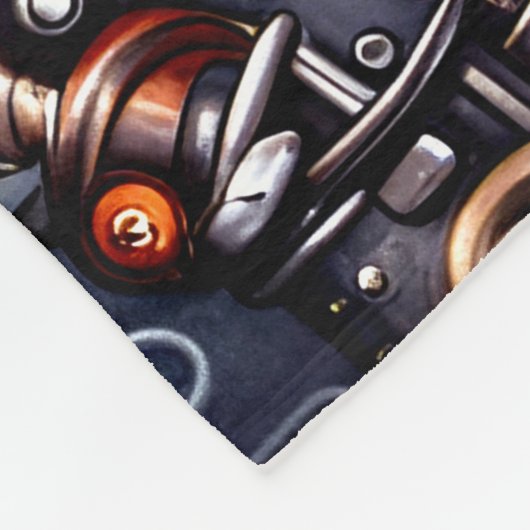 Robot I Fleecedecke (Ecke)