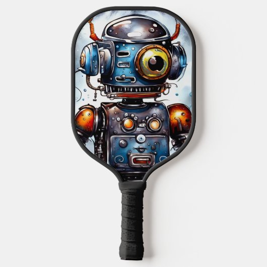Robot I Pickleball Schläger (Rückseite)