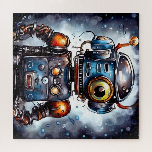 Robot I Puzzle (Horizontal)