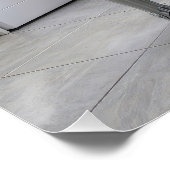 Robot Ironing Clothes Poster (Ecke)