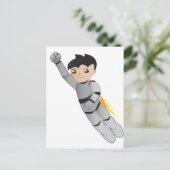 Robot-Junge Postkarte (Stehend Vorderseite)
