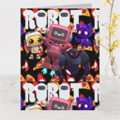 ROBOT KARTE (Gelbe Blume)