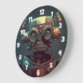 Robot Large Clock Große Wanduhr (Winkel)