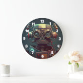 Robot Large Clock Große Wanduhr (Zuhause)