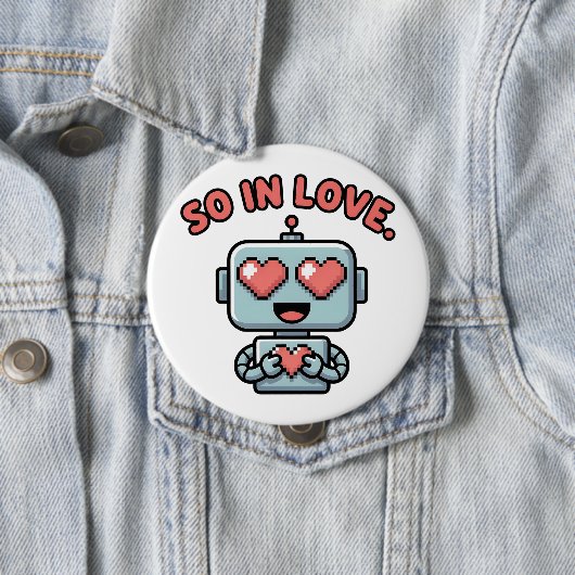 Robot-Liebe, Button (Beispiel)