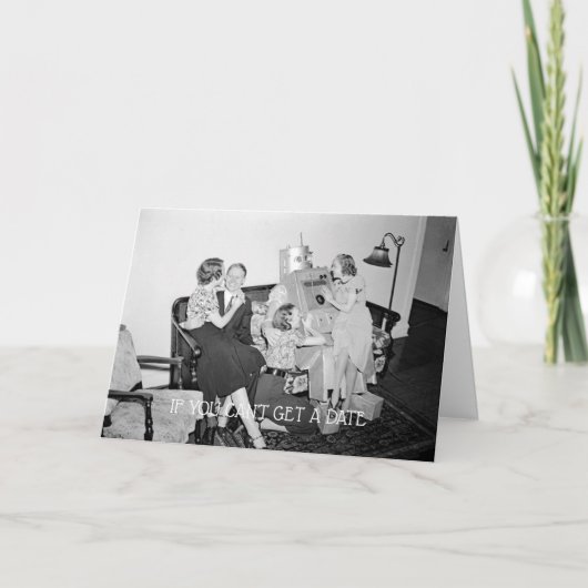 ROBOT-LIEBE DER 1930ER-JAHRE SCHWIMMEN FRAUEN AUF KARTE (Vorderseite)