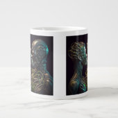 Robot Liebe Jumbo Tasse (Vorderseite)