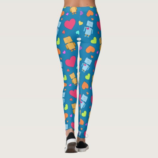 Robot-Liebe Leggings (Rückseite)