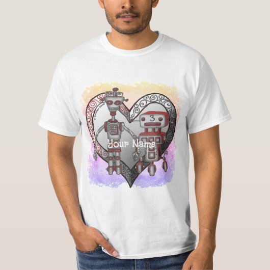 Robot Liebe T - Shirt (Vorderseite)
