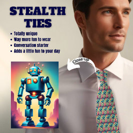 Robot Lover's Stealth Neck Tie Krawatte