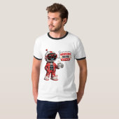 Robot Memes | Lustiger AI- & Tech-Humor T-Shirt (Vorne ganz)