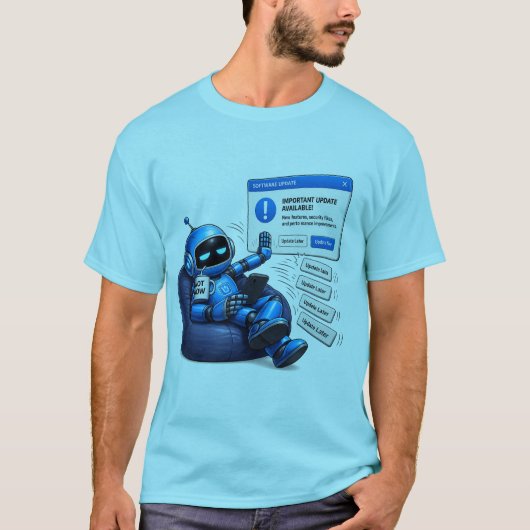 Robot Memes | Lustiger AI- & Tech-Humor T-Shirt (Vorderseite)