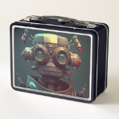 Robot Metal Lunch Box (Rückseite)