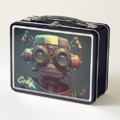 Robot Metal Lunch Box (Vorderseite)