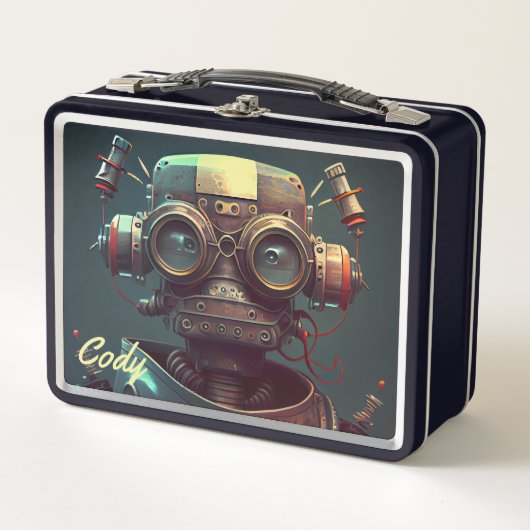 Robot Metal Lunch Box (Vorderseite)