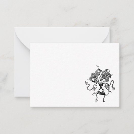 Robot-Mitteilungskarten Mitteilungskarte (Vorderseite)