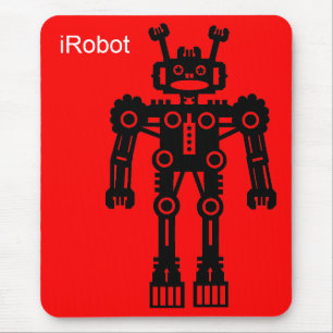 Robot Mk I (iRobot) - Rot Mousepad