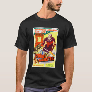 Robot Monster Halloween Horror Sci-Fi-Affe Weltrau T-Shirt