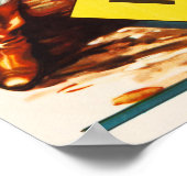 ROBOT MONSTERS OF MARS Commando Cody Retro Sci Fi Poster (Ecke)