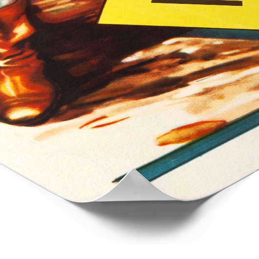 ROBOT MONSTERS OF MARS Commando Cody Retro Sci Fi Poster (Ecke)