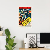 ROBOT MONSTERS OF MARS Commando Cody Retro Sci Fi Poster (Heimbüro)