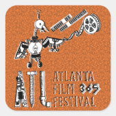 Robot Movie Bird Stickers (Vorderseite)