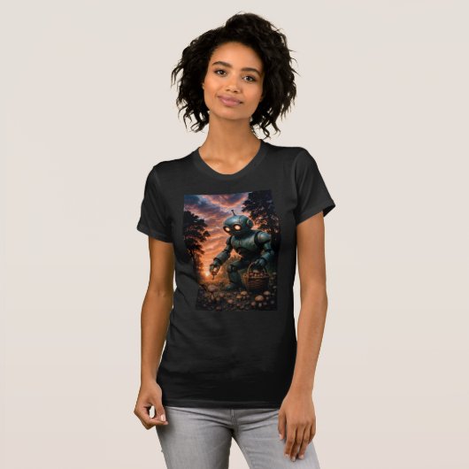 Robot Mushroom Harvester T-Shirt (Vorne ganz)