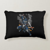 Robot Ninja Samurai Warrior Martial Arts Dekokissen (Vorderseite)