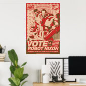 Robot Nixon Poster (Heimbüro)