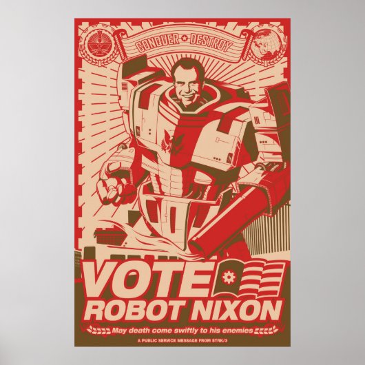 Robot Nixon Poster (Vorne)