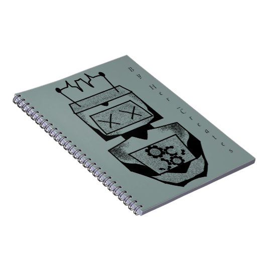 Robot-Notebook Notizblock (Rechte Seite)