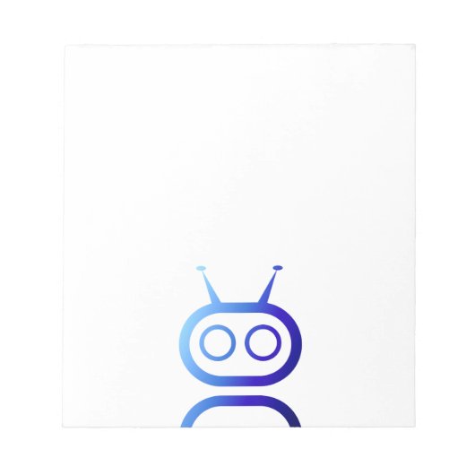 Robot Notizblock (Vorderseite)