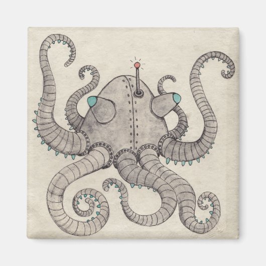 Robot Octopus Magnet (Vorne)