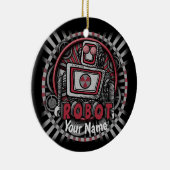 Robot-Ornament der Neuen Republik Keramik Ornament (Rechts)