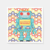 Robot Party Serviette (Vorderseite)