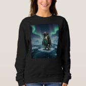 Robot Penguin in Antarctic Snow Sweatshirt (Vorderseite)