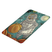 ROBOT PICKING PUMPKINS , HALLOWEEN MECHANISCHEN MA MAGNET (Linke Seite)