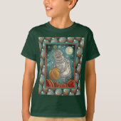 ROBOT PICKING PUMPKINS , HALLOWEEN MECHANISCHEN MA T-Shirt (Vorderseite)