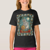 ROBOT PICKING PUMPKINS , HALLOWEEN MECHANISCHEN MA T-Shirt (Vorderseite)