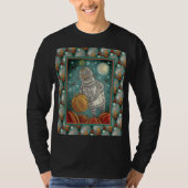 ROBOT PICKING PUMPKINS , HALLOWEEN MECHANISCHEN MA T-Shirt (Vorderseite)