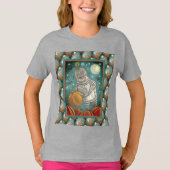 ROBOT PICKING PUMPKINS , HALLOWEEN MECHANISCHEN MA T-Shirt (Vorderseite)
