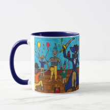 "Robot Pirate Party Time" Tasse