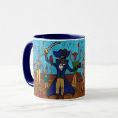 "Robot Pirate Party Time" Tasse (Vorderseite Links)