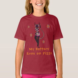 Robot Pizza Fun Art T - Shirt