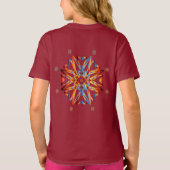 Robot Pizza Fun Art T - Shirt (Rückseite)