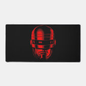 Robot Polizist Helmet Schreibtischunterlage (Vorderseite)