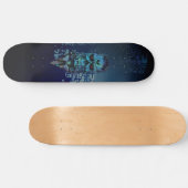 Robot Post Apokalypse End of the World Skateboard (Horizontal)
