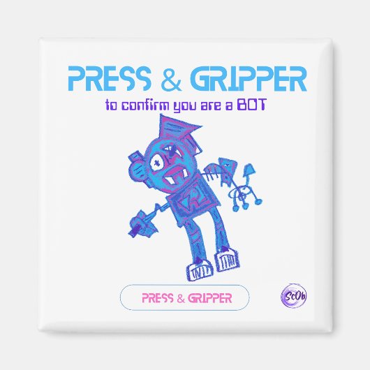 Robot Press & Gripper Magnet (Vorne)