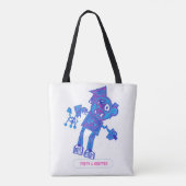 Robot Press & Gripper Tote Bag Tasche (Rückseite)