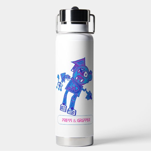 Robot Press & Gripper Water Flasche (Hinten)